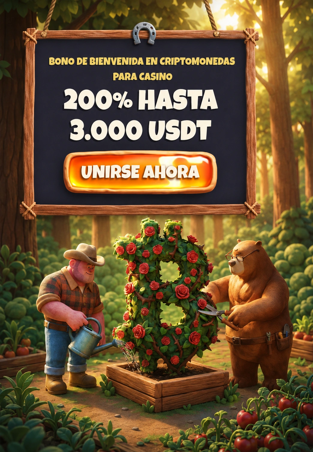 Vista previa de la página de afiliado de Bearo Casino